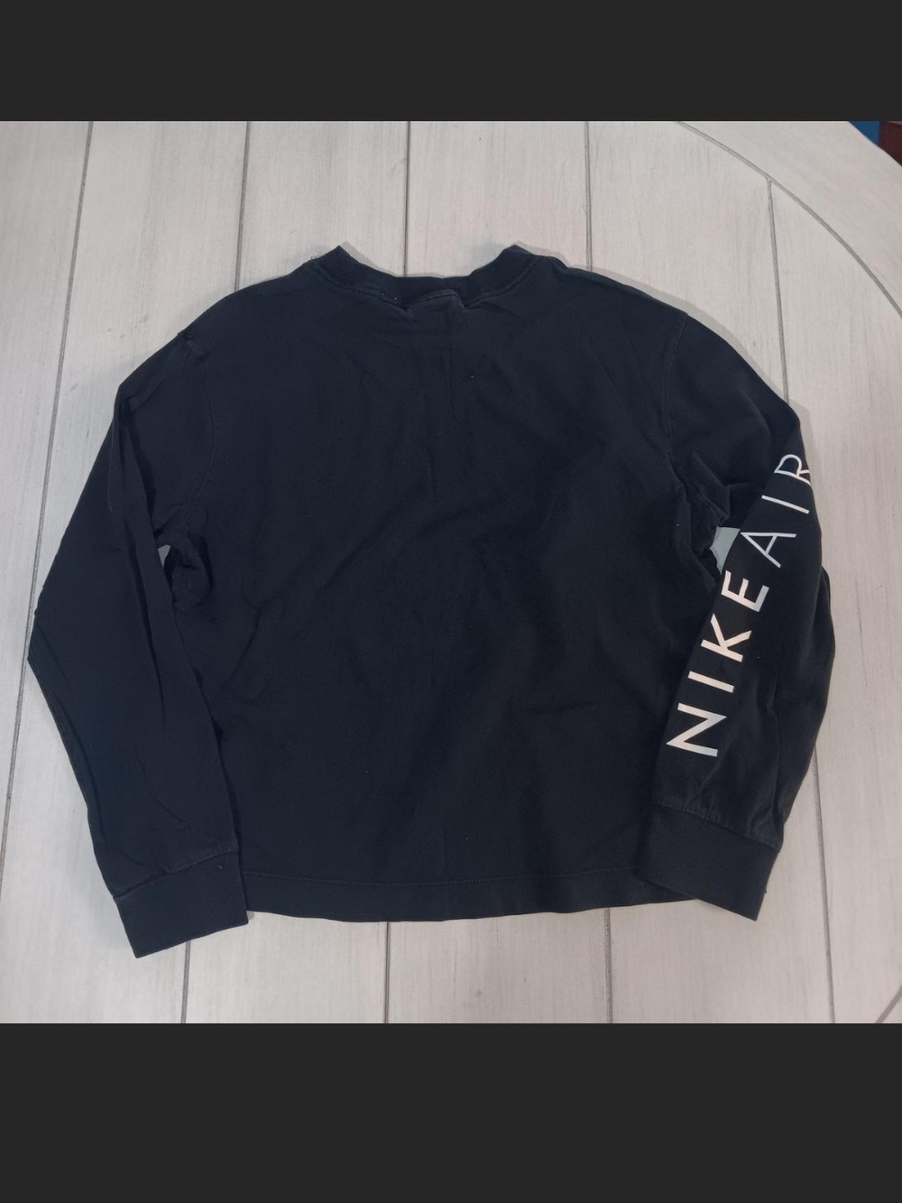 Nike Air Black Long Sleeve Crew Shirt - Picture 4 of 7